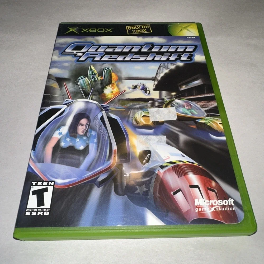 Quantum Redshift (Microsoft Xbox, 2002) Complete CIB W/ Manual